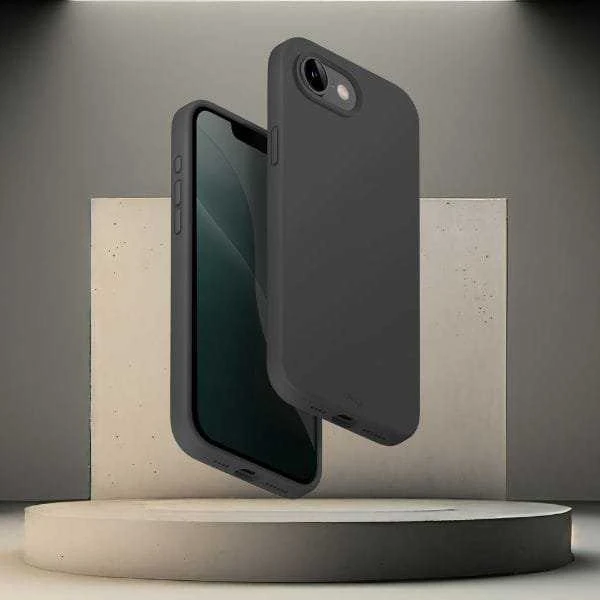 Uniq Lino Magclick įkrovimo dėklas, skirtas iPhone 16e – pilkas