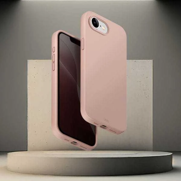 Dėklas Uniq Lino Magclick Charging Case for iPhone 16e - Rožinė