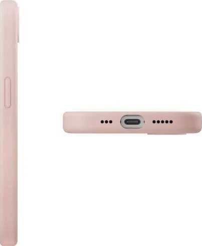 Dėklas Uniq Lino Magclick Charging Case for iPhone 16e - Rožinė