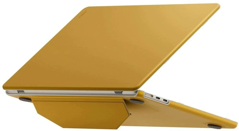 Dėklas UNIQ Lyden Versa, skirtas MacBook Air 13″ M2 2022 / M3 2024 / M4 2025 / M5 2026, geltonas
