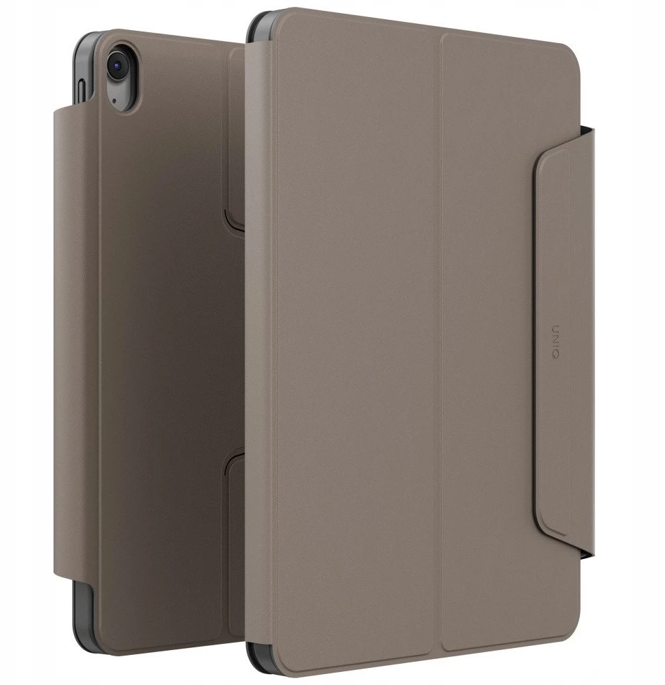 Dėklas UNIQ Rovus Snapmount Magnetic 360 Rotating Detachable skirtas Apple iPad Air 13" M2/M3 (2024/2025) pilkos spalvos