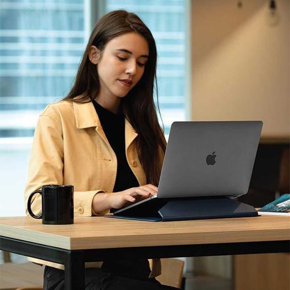 UNIQ dėklas Oslo laptop Sleeve 14″navy