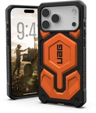 Dėklas Urban Armor Gear UAG Monarch Pro, oranžinis - iPhone 17 Pro Max