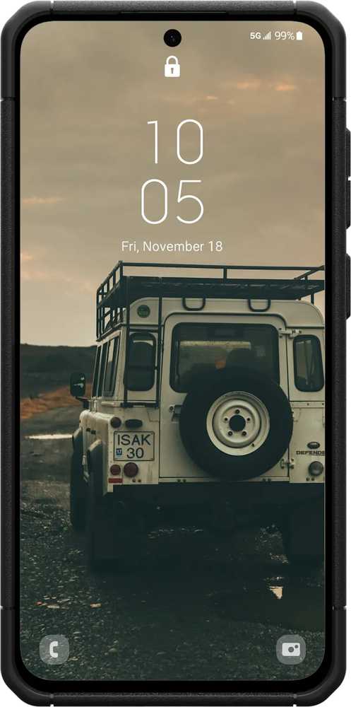 Dėklas Urban Armor Gear UAG Scout, juodas - Samsung Galaxy S24 FE