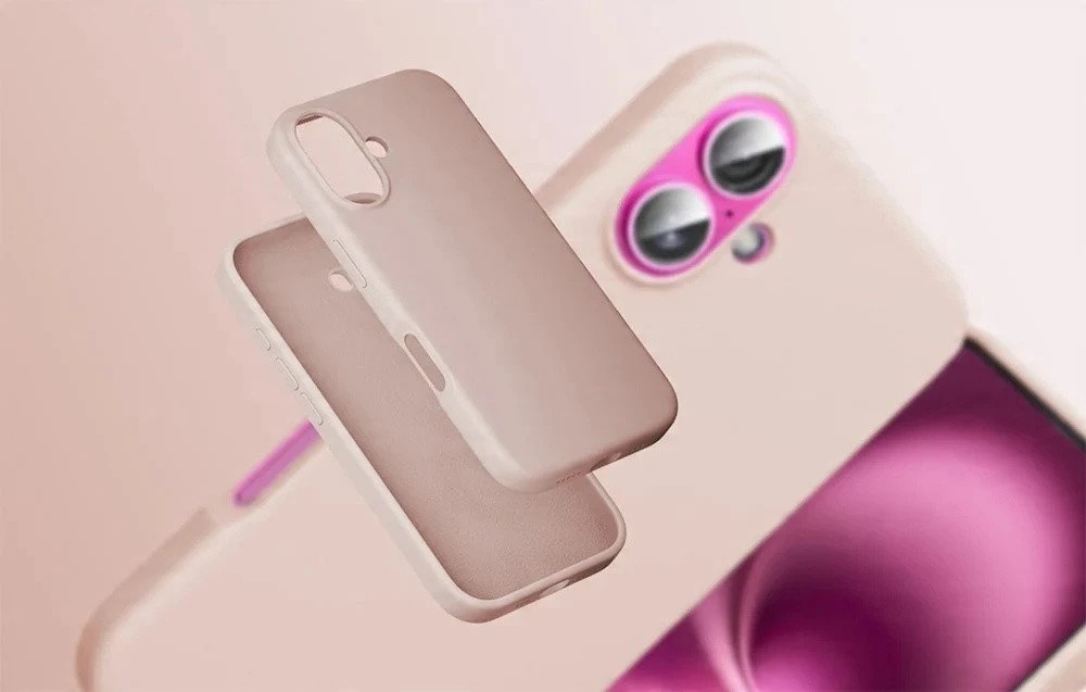 Dėklas Vention KUHP0-10 Case for iPhone 16 MagSafe (Rožinė)