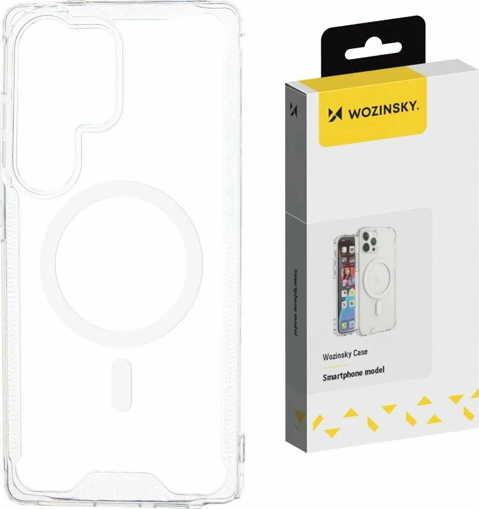 Wozinsky dėklas telefonui skaidrus Corner MagSafe Samsung Galaxy S24 FE