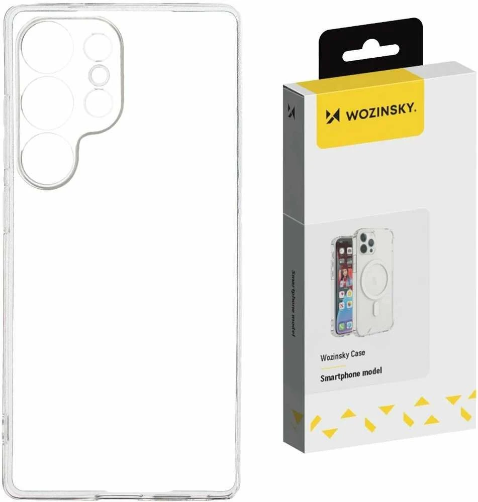 Wozinsky Ultra dėklas telefonui skaidrus Samsung Galaxy S25 – dėklas telefonui skaidrus