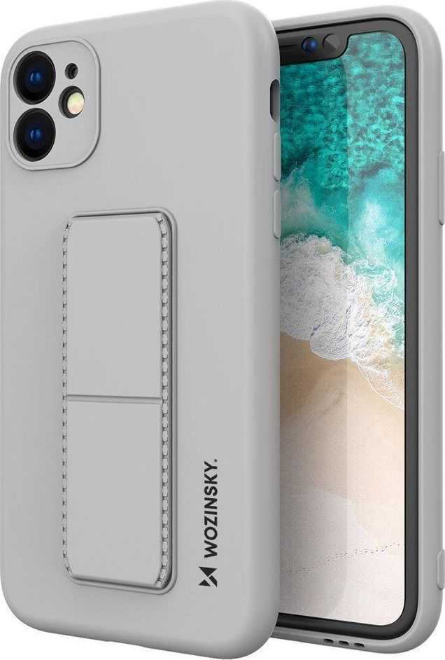 Wozinsky Kickstand dėklas skirtas Samsung Galaxy A22 5G, pilkas