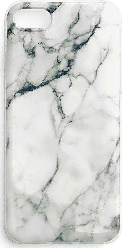 Dėklas Wozinsky Marble gelio dėklo marmurinis dangtelis, skirtas Samsung Galaxy S22 Ultra balta