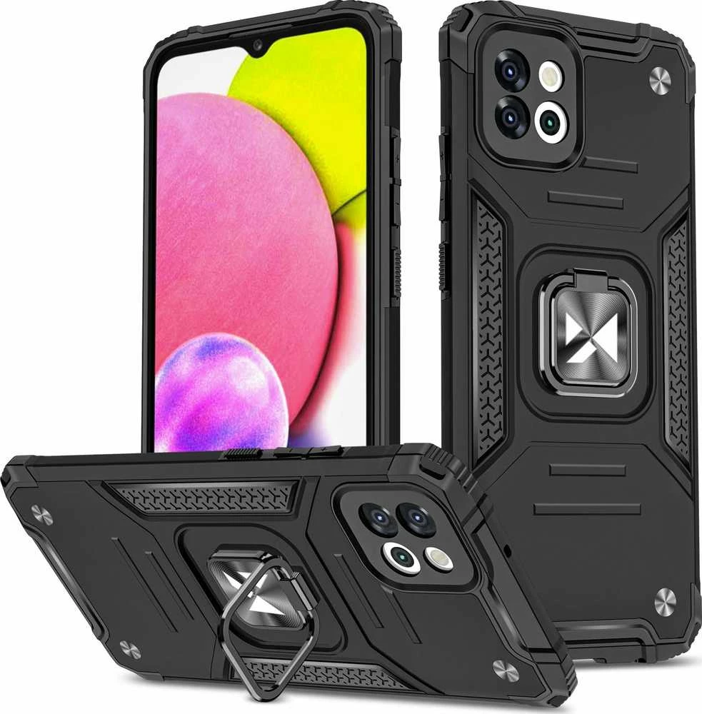 Wozinsky Dėklas Armored Case Samsung Galaxy A03 Magnetic Holder Ring Armor juoda