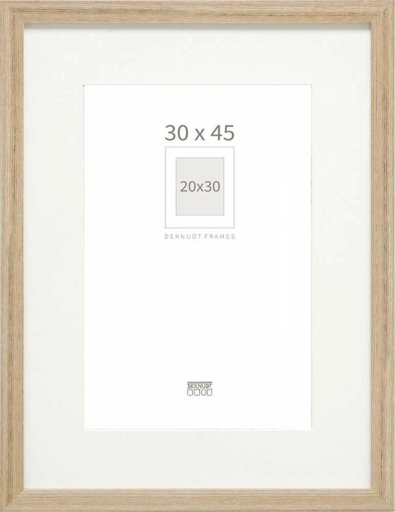 Nuotraukų rėmelis Deknudt S66KH1 P1 30x45 Medinis ąžuolas w. Pptt.