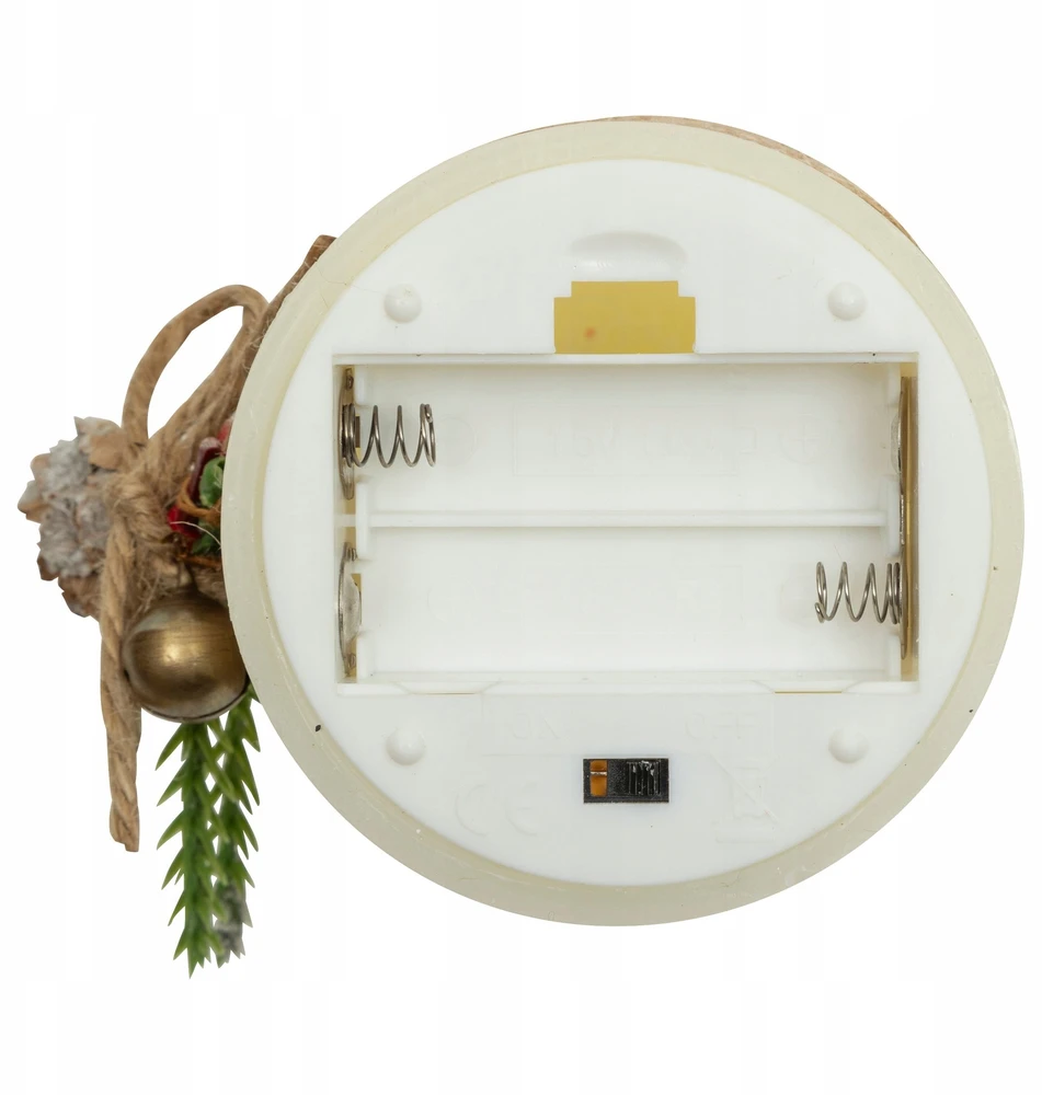 Atmosphera Dekoratyvinė LED parafino žvakė, 10 cm
