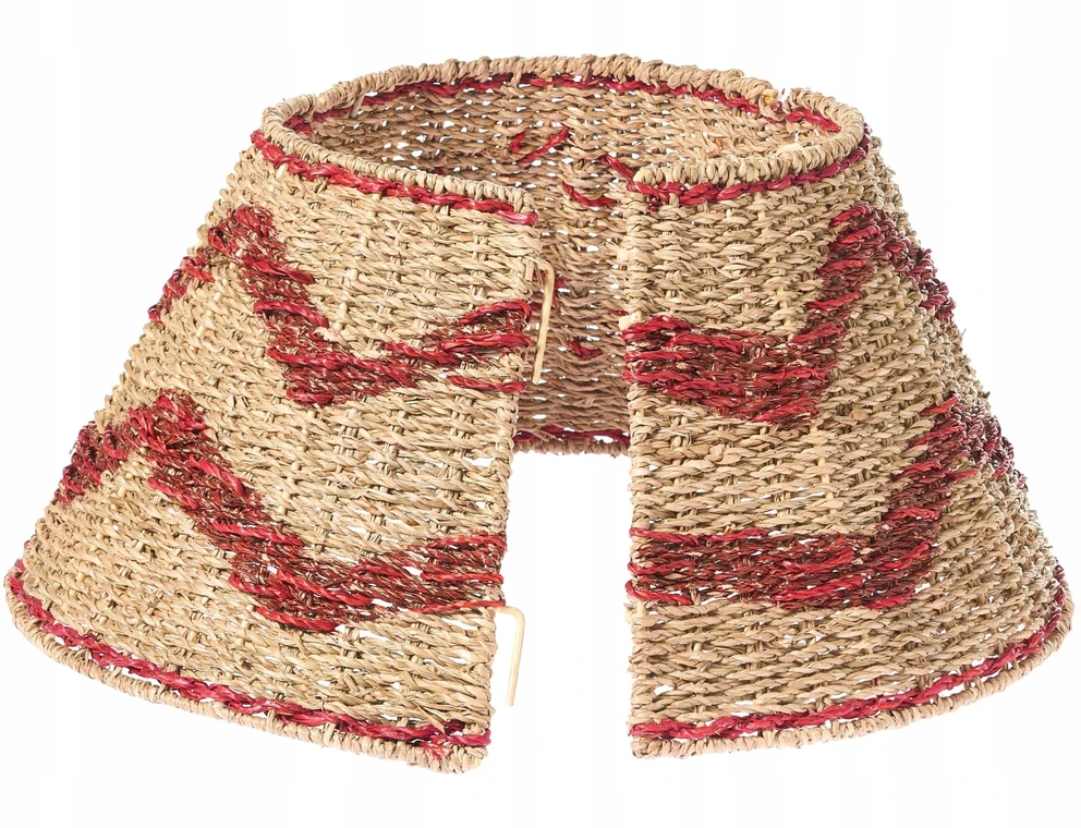 Beliani Kalėdų eglutės stovas HIVER jūržolių raudonas 43 cm