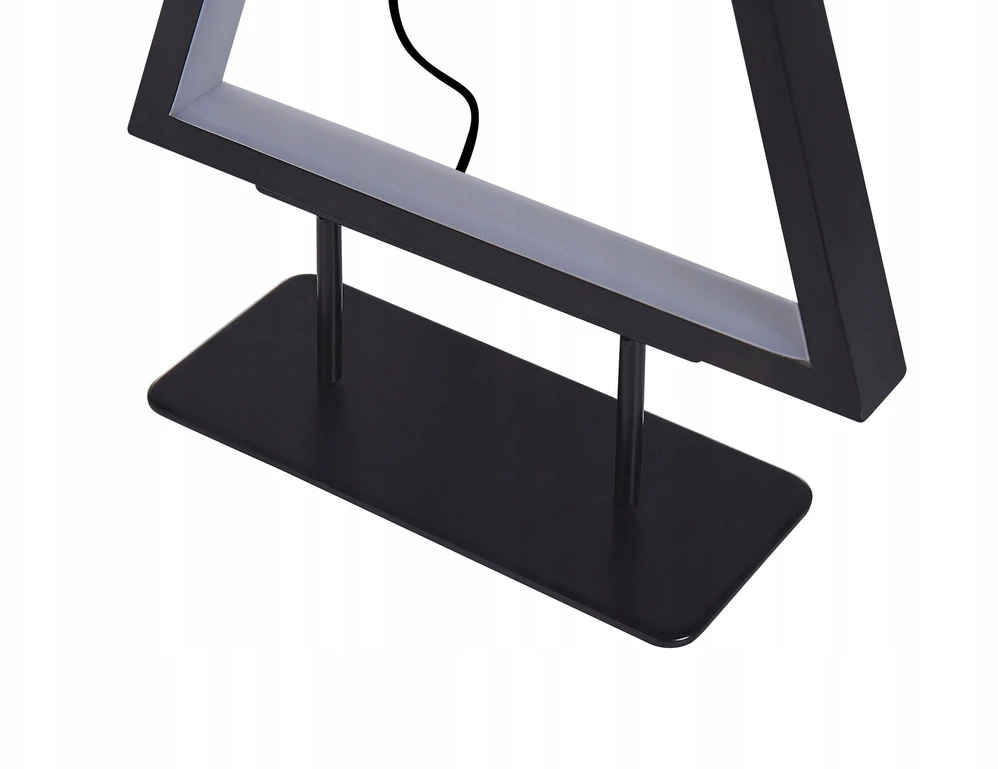Beliani LED kalėdinė dekoracija LOPPI Eglutė 47/69 cm Juoda
