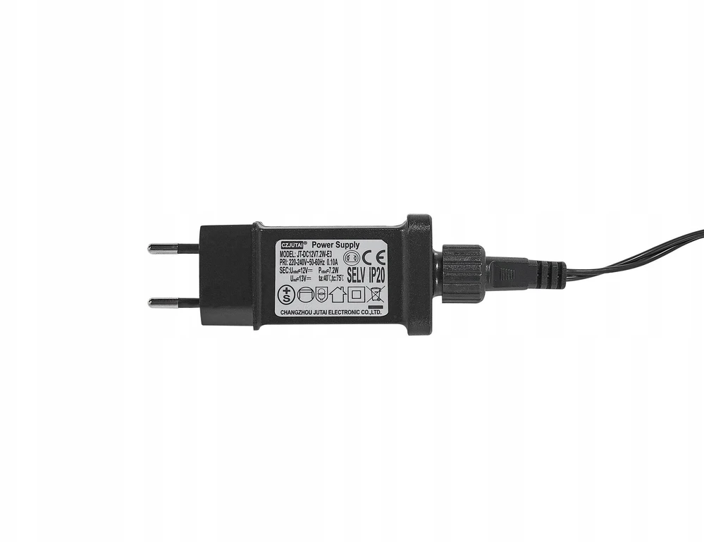 Beliani LED kalėdinė dekoracija LOPPI Eglutė 47/69 cm Juoda