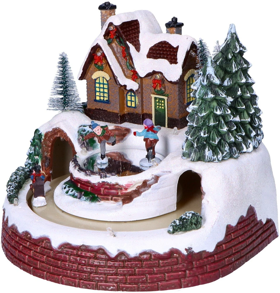 Christmas Decoration Decoration with LED lighting. 16.5 cm. 18.5 cm