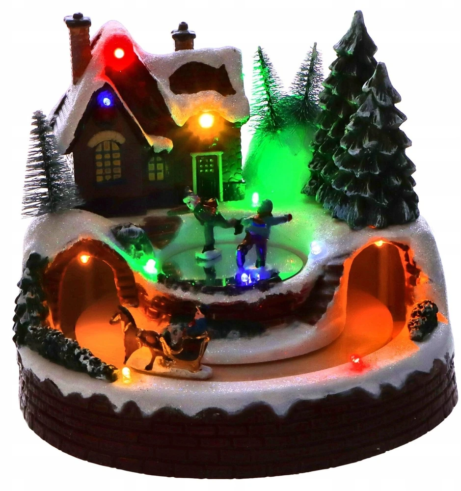 Christmas Decoration Decoration with LED lighting. 16.5 cm. 18.5 cm