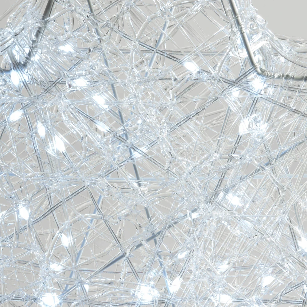 Fééric Lights and Christmas Star Švytinti šventinė dekoracija, žvaigždė, 50 cm
