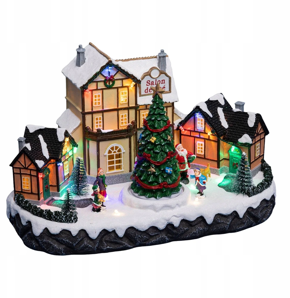 Fééric Lights and Christmas Kalėdų gimimo kavinė su LED apšvietimu