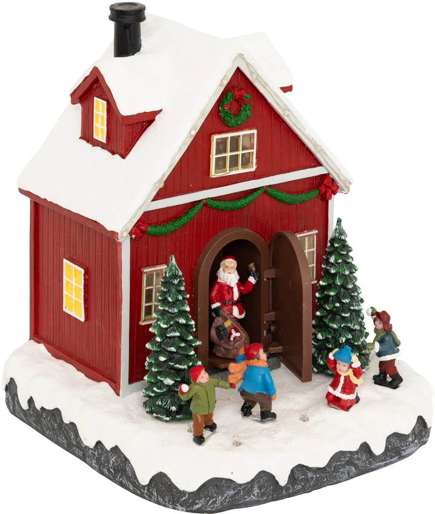 Fééric Lights and Christmas Kalėdinis namelis, 16 LED lempučių, 18,5 cm