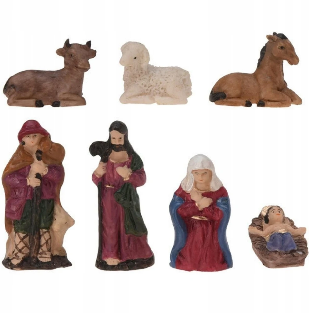 Christmas Decoration Kalėdinės prakartėlės figūrėlės 7 vnt 6,5 cm