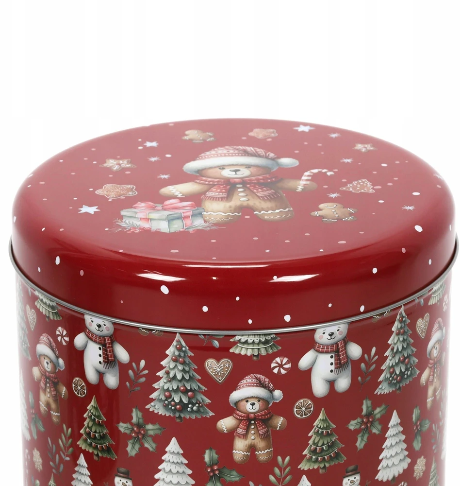Home Styling Collection Kalėdinis įvairių dydžių metalinių indelių rinkinys, 2 vnt.