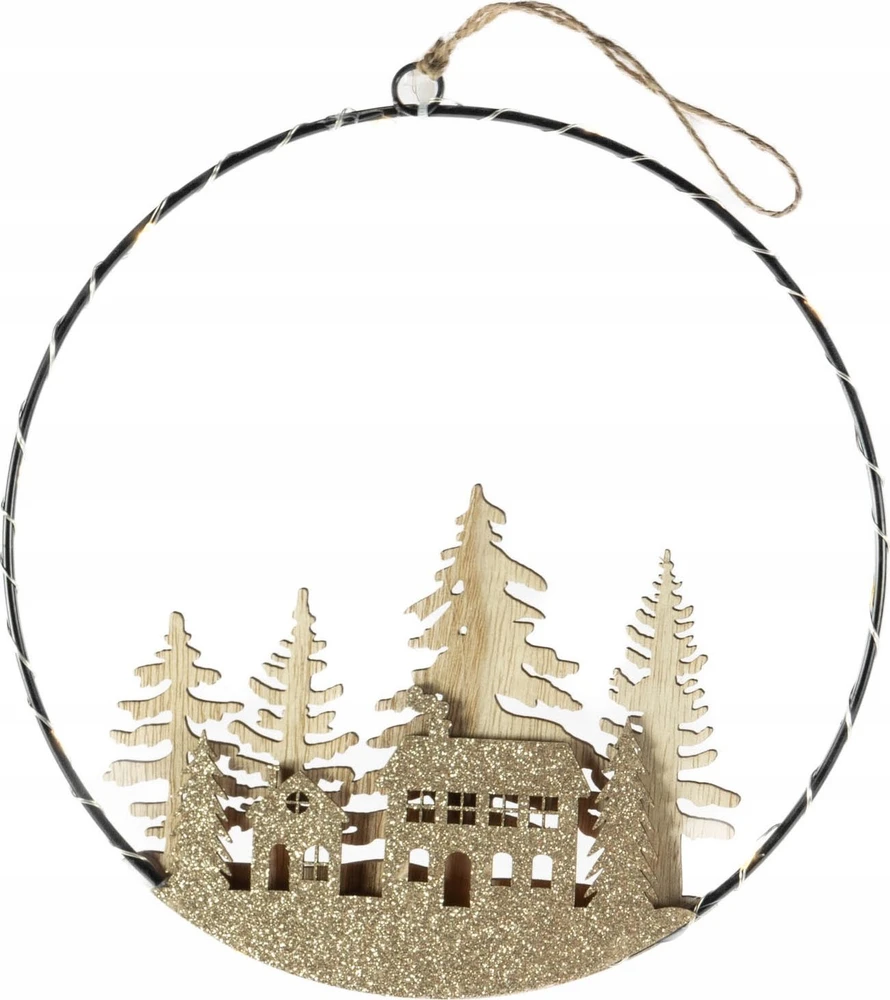 Home Styling Collection Kalėdinė dekoracija su LED pakabinimui, Ø 20 cm