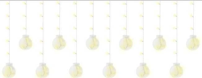 Iso Trade Šviesos užuolaida 108LED - šiltai balta 31V KŚ11346