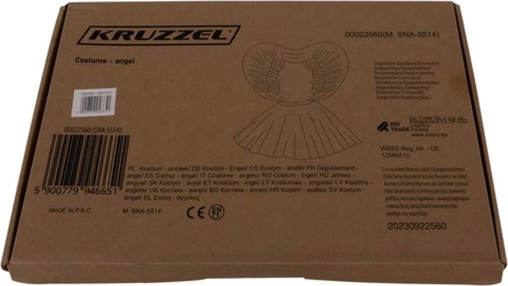 Angel Costume Kruzzel 22560