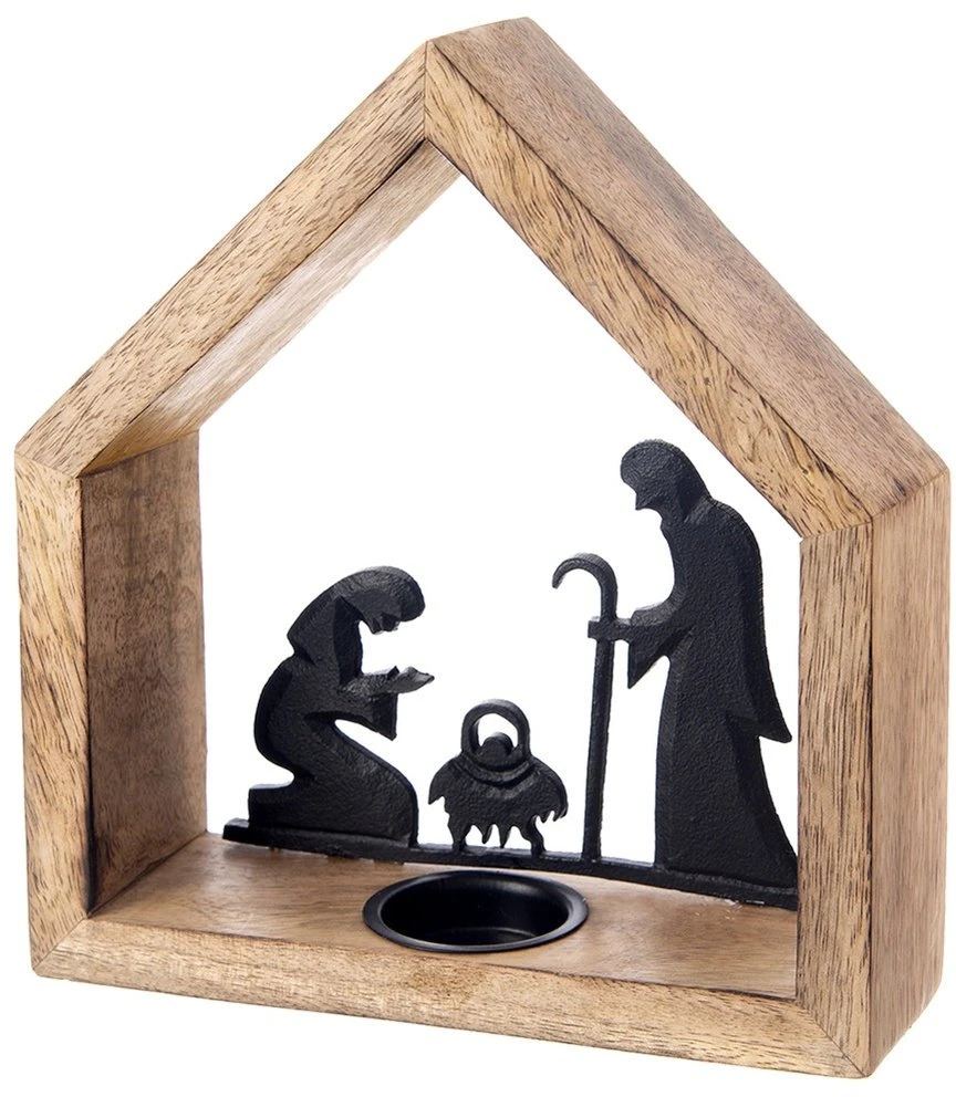 Lumarko Orion Tealight žvakidė Nativity Scene MANGO 20x6x22 cm