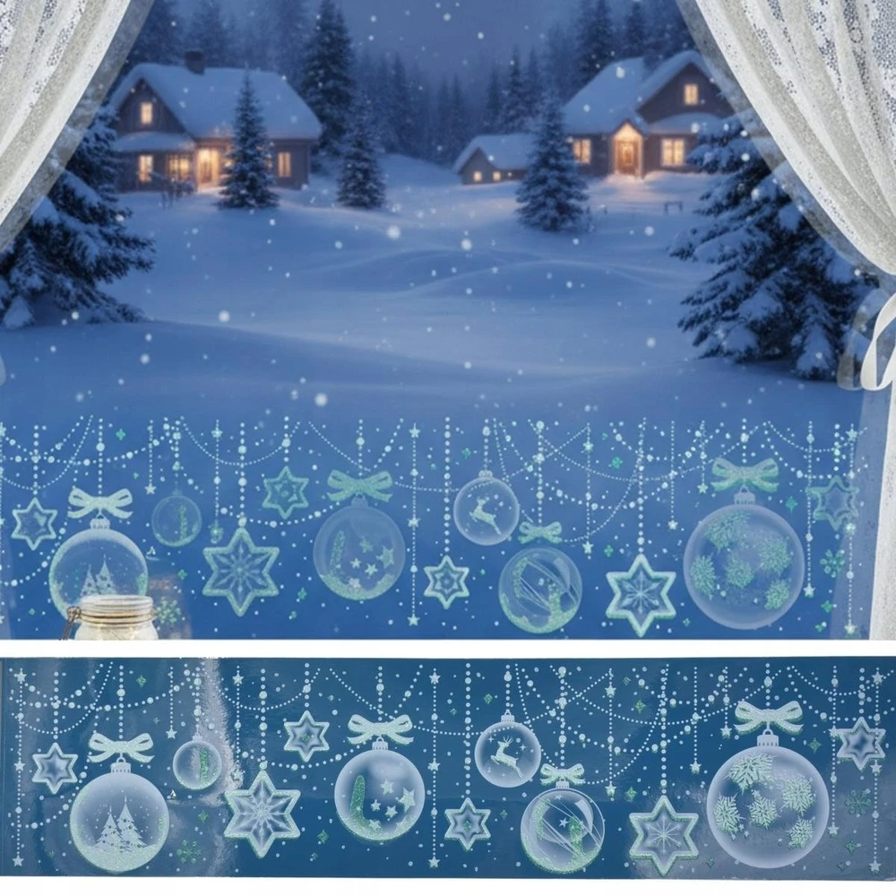 Christmas Decoration LANGŲ LIPDUKAS 64×15 CM 549967