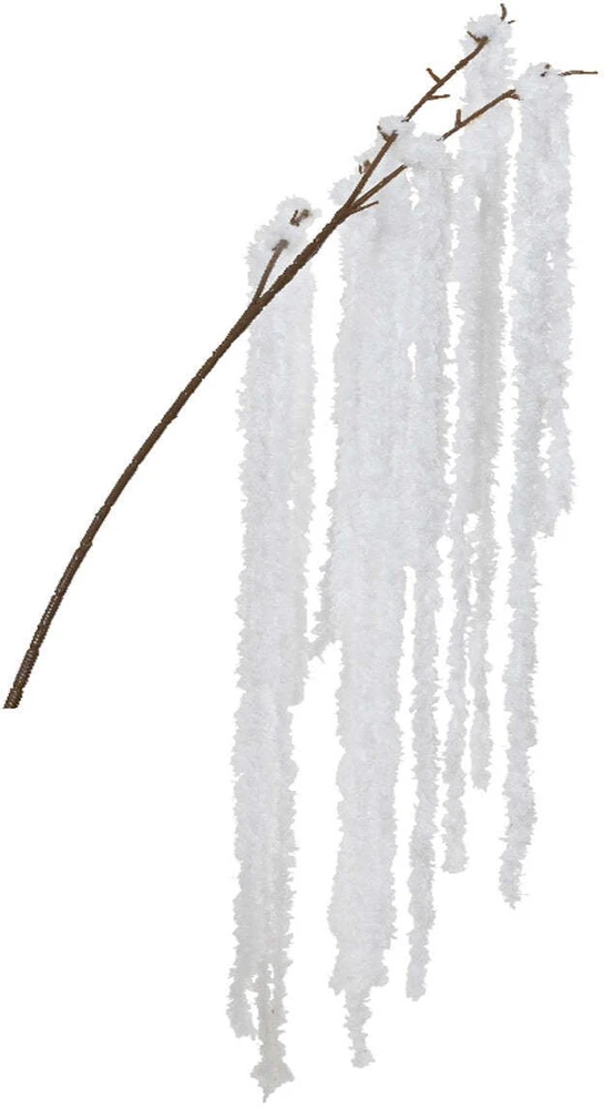 Party Deco Nežinomas Dirbtinė šakelė Decoris, balta, 80 cm