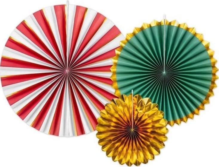 Party Deco PartyDeco dekoratyvinių rozečių mišinys 26-43 cm A3 09981
