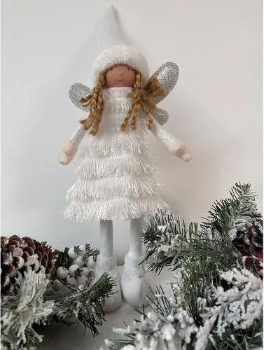 Fairy - Christmas figurine baltas Ruhhy 22342