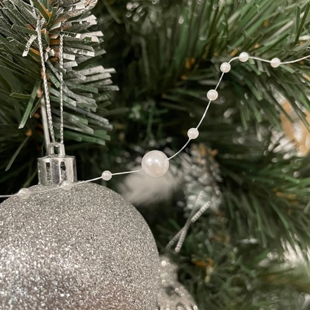 Christmas medžio garland - pearls 5m Ruhhy 22499