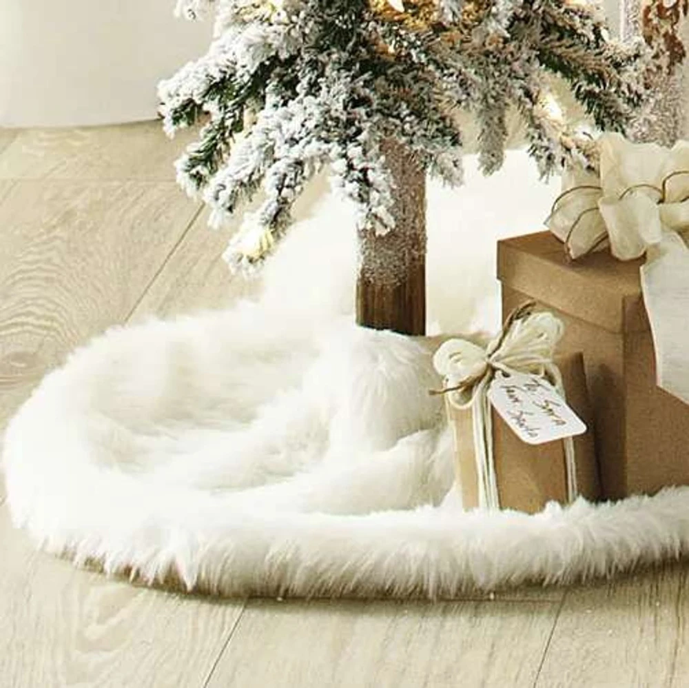 Baltas kilimėlis po eglute 72cm Ruhhy 22225