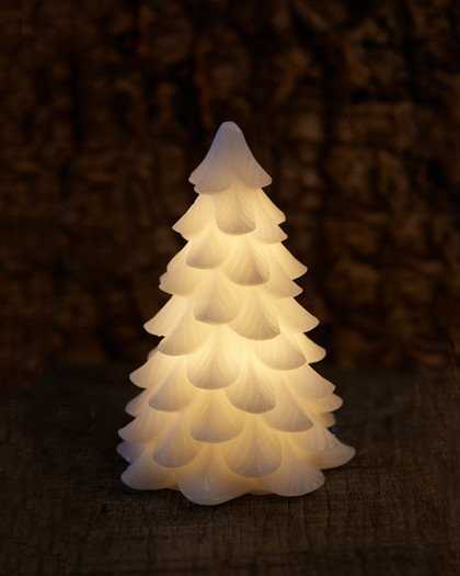 Dekoracja świąteczna Sirius Sirius Carla Tree, H19cm, baltas