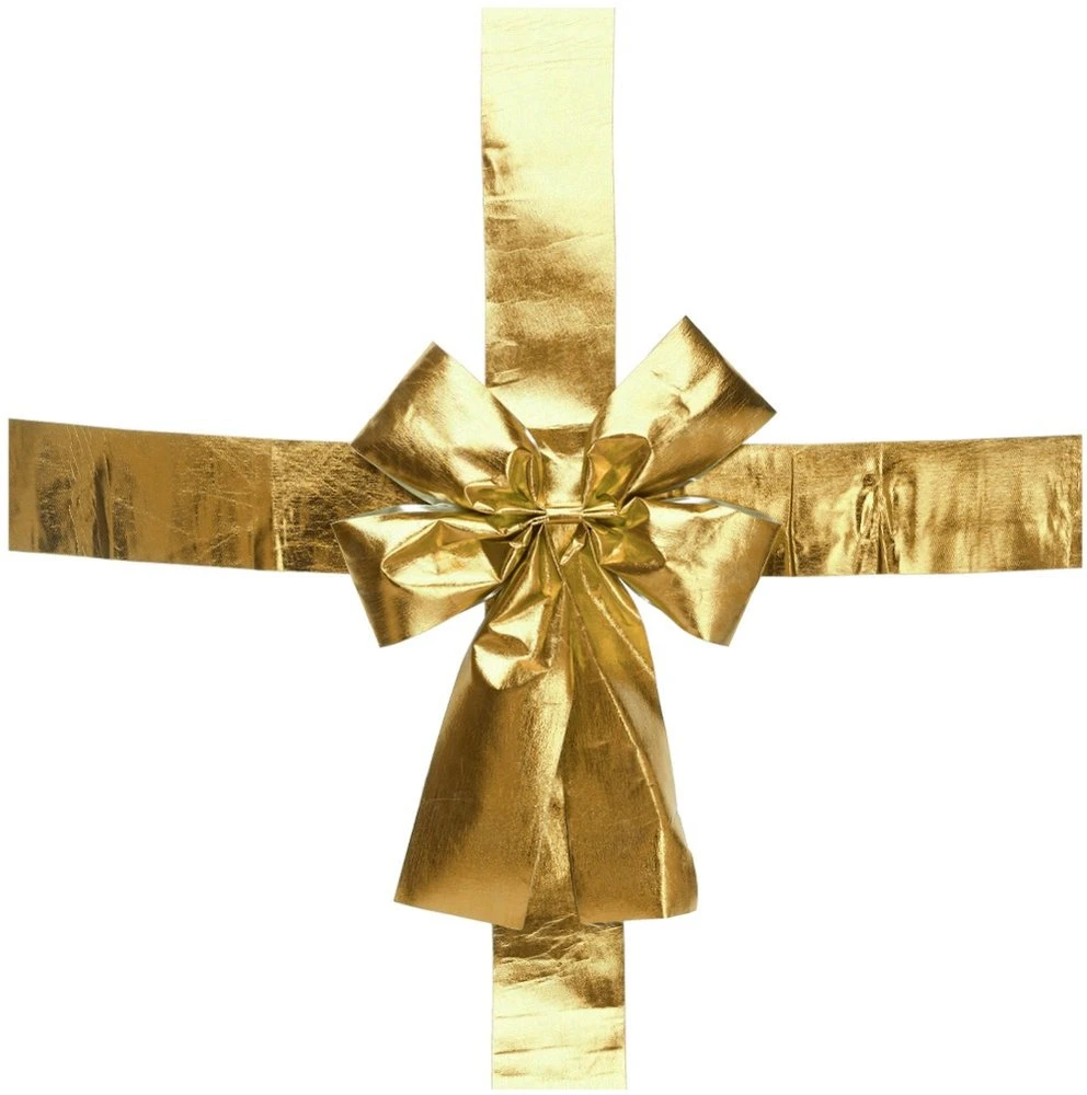 Christmas Decoration Dekoratyvinė juosta durelėms auksinė, 33x42 cm
