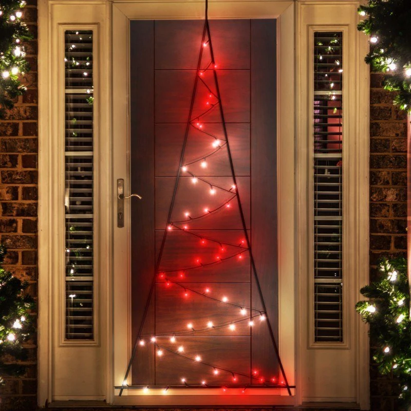 Twinkly|Light Tree 2D Smart LED 70, 2m|RGBW – 16M+ spalvų + Šiltas baltas