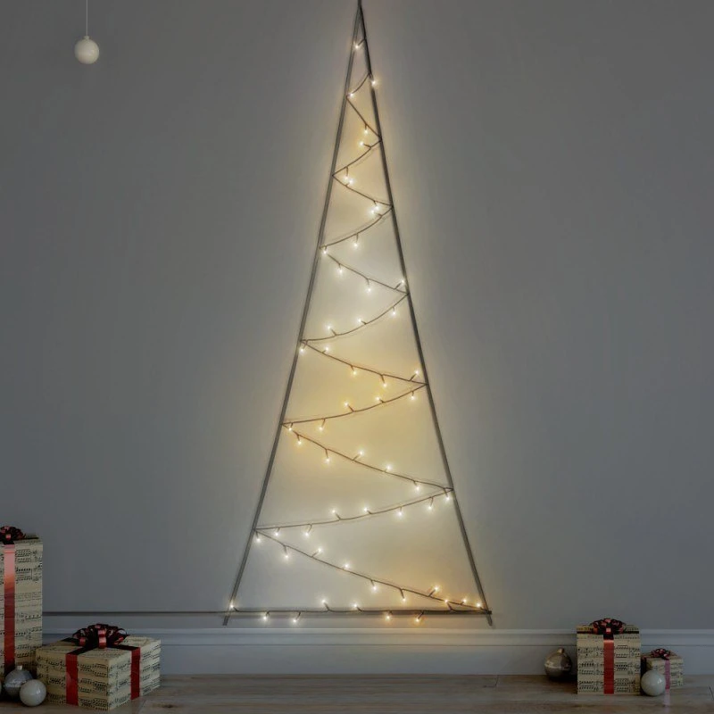 Twinkly|Light Tree 2D Smart LED 70, 2m|RGBW – 16M+ spalvų + Šiltas baltas