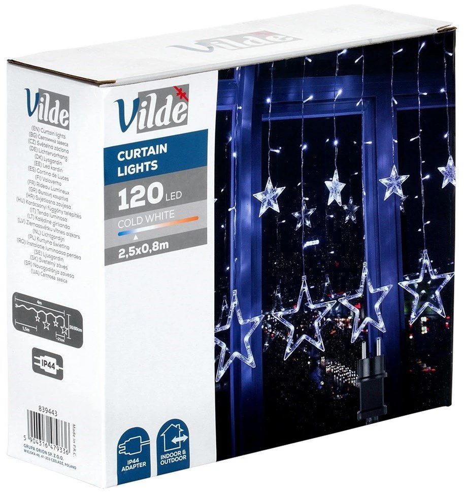 Šviesos užuolaida Vilde 120 LED 2,5 m