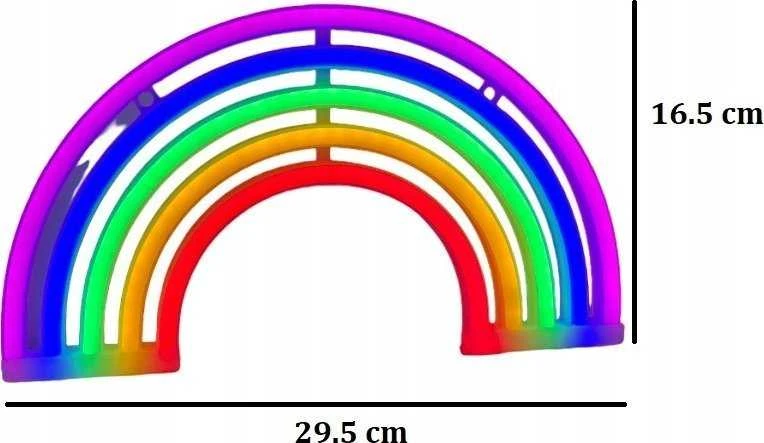 Neoninė LED lemputė RAINBOW 5 spalvų FLNE14X Forever Light