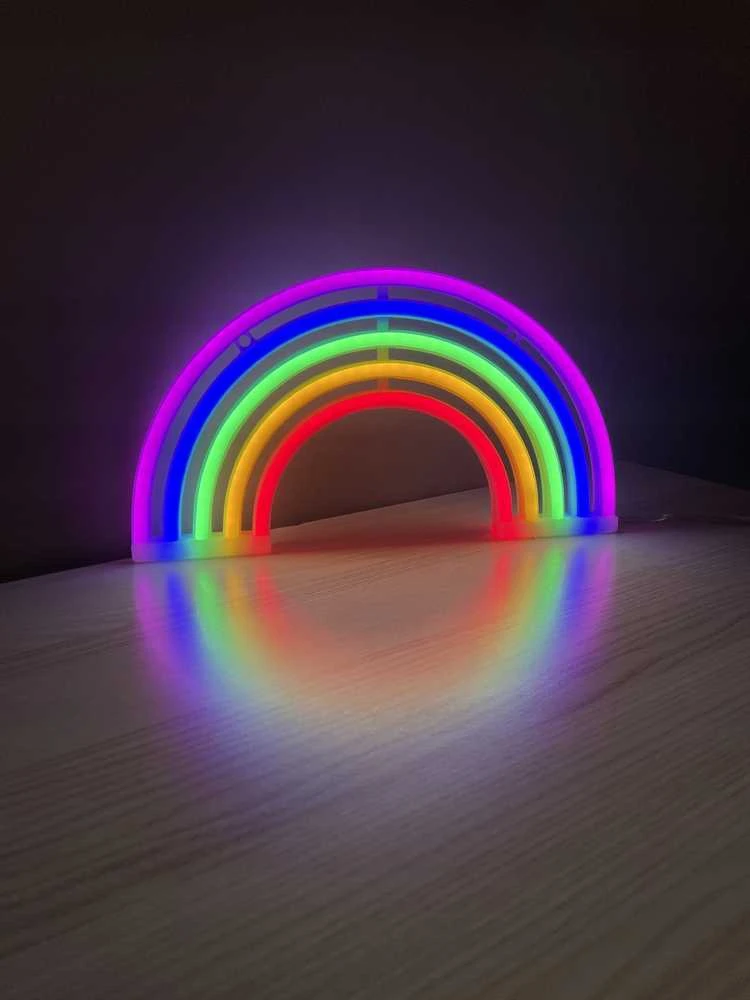 Neoninė LED lemputė RAINBOW 5 spalvų FLNE14X Forever Light