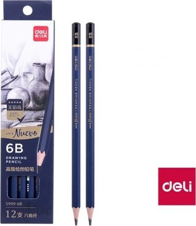 Deli 6B Nuevo pieštukai su pakuote