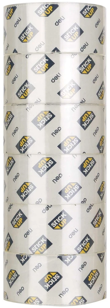 Pakavimo juosta DELI, 48mmx66m, 48mic, tyli, skaidri