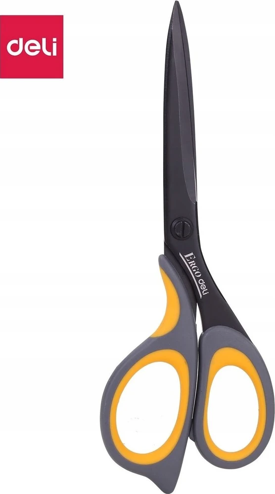 Žirklės DELI, 21cm, Non Stick, juodos spalvos