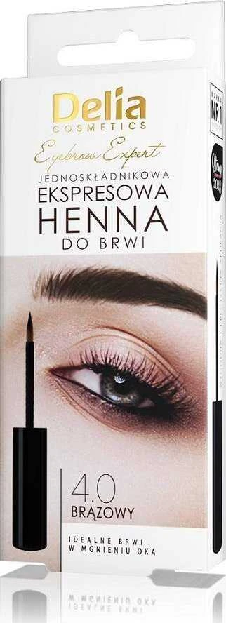 Delia Eyebrow Expert Instant Eyebrow Tint 4.0 Ruda, 6 ml