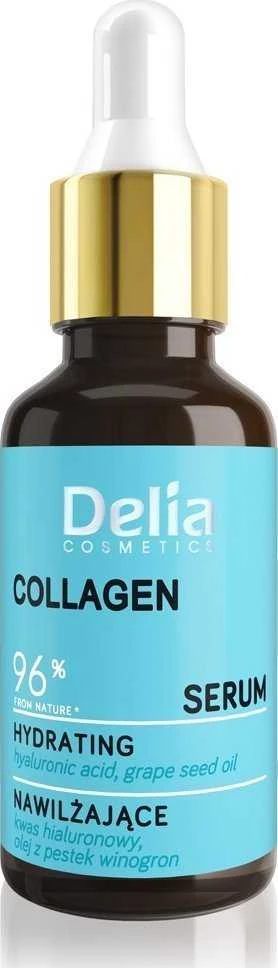 DELIA Serumas veidui, kaklui ir dekoltei Kolagenas 96% 30 ml