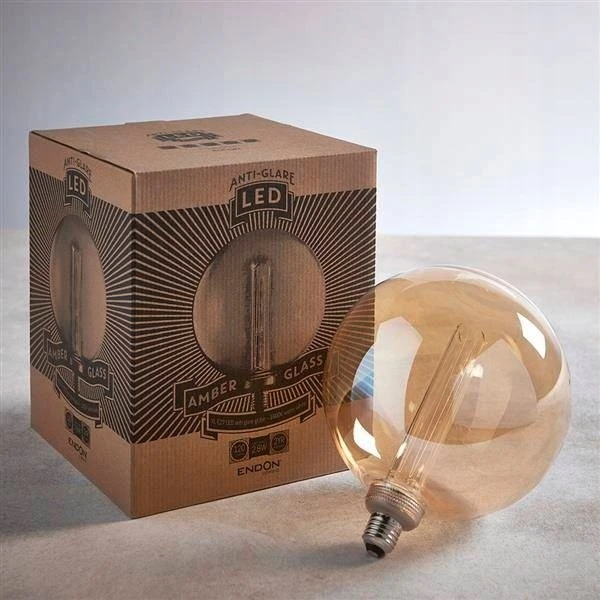DELIGHT Brilliant Filament 80169 lemputė 1x2.8W E27 LED gintaro spalvos