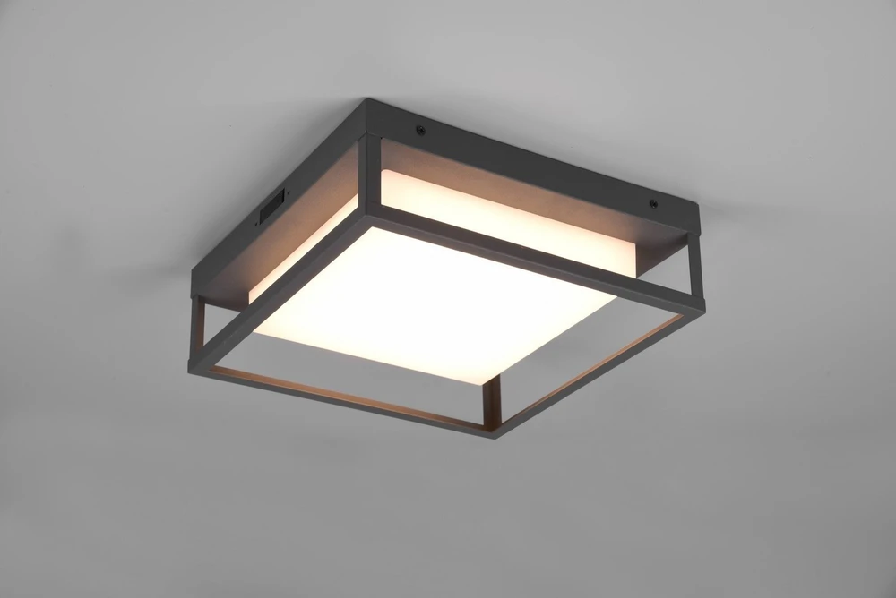 DELIGHT Trio Witham 677860142 lubinis šviestuvas lauko IP54 1x14W LED 2300-4000K antracitas